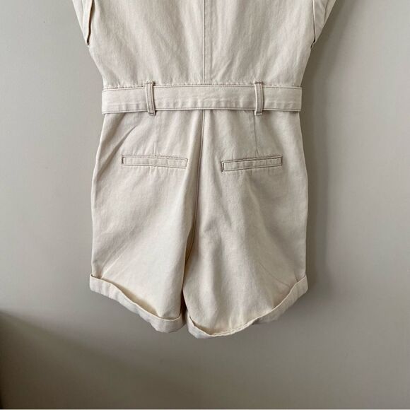 DYNAMITE-SLEEVELESS Denim 100% Cotton Romper - Picture 11 of 14
